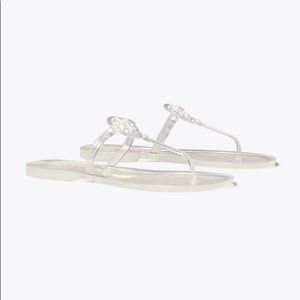 Tory Burch jelly sandal clear brand new